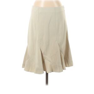 White House Black Market Fit & Flare Ruffle Skirt 4 NEW WITH TAGS